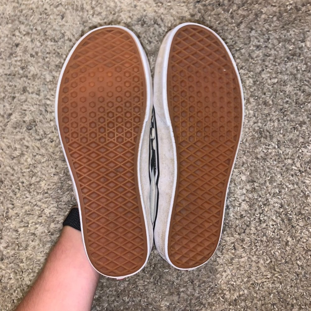 Black and White Checkered Slip On Vans Mens Size 9 - Picture 6 of 6